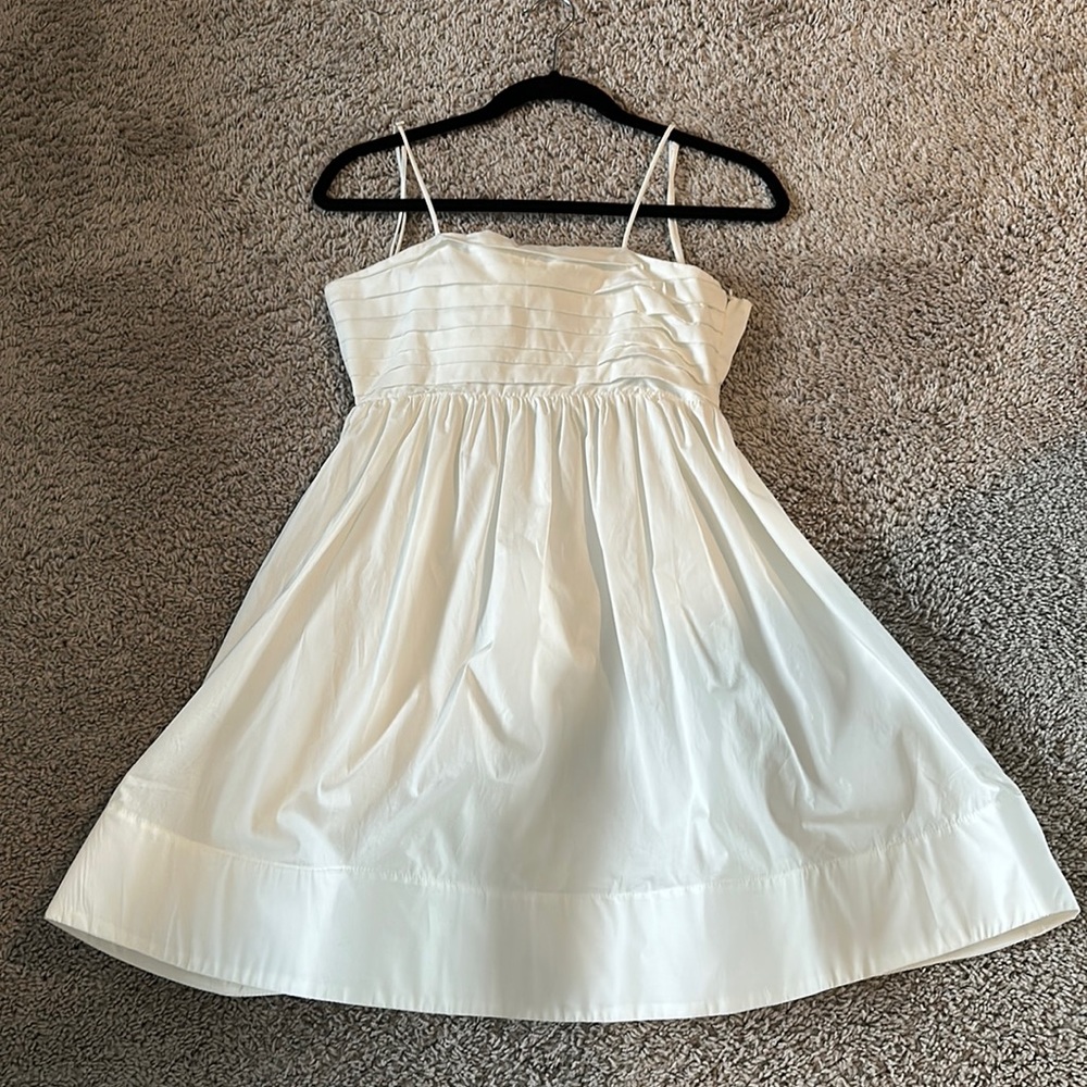 White Mini Dress with Bow - Bridal/Wedding!